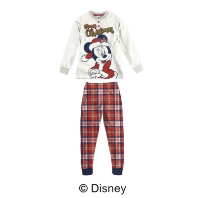 Disney Baby Official - Βρεφική Χειμερινή Πυτζάμα Interlock για Κορίτσι - Merry Christmas with Minnie
