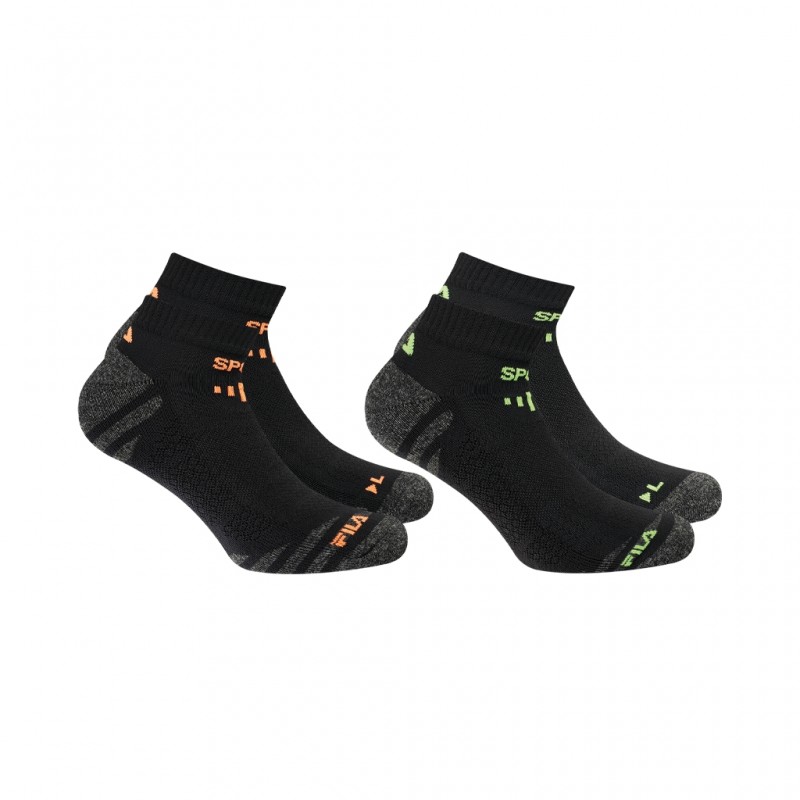 FILA Socks - Unisex Αθλητικές Ημίκοντες Κάλτσες Sport Fitness Συσκευασία 2 Τεμαχίων