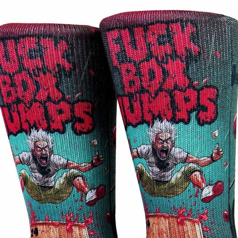 Venture - FUCK BOX JUMPS V2 - Crossfit Training Socks Venture - FUCK BOX JUMPS V2 - Crossfit Training Socks