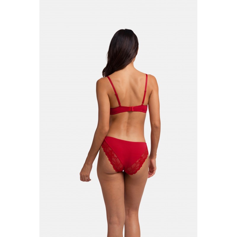 Dorina - Γυναικείο Σουτιέν Florie Push Up Plunge 2pcs PACK 1+1 Δώρο