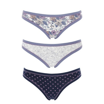 Cotonella - Braziliano Slip Σετ 3 Τεμαχίων - Βαμβακερά