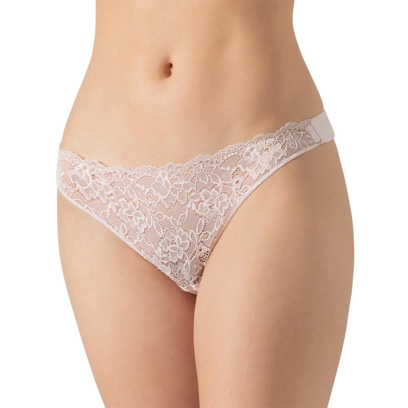 Cotonella - Γυναικεία Βαμβακερά Σλιπ String με Δαντέλα Σετ 2 Τεμαχίων