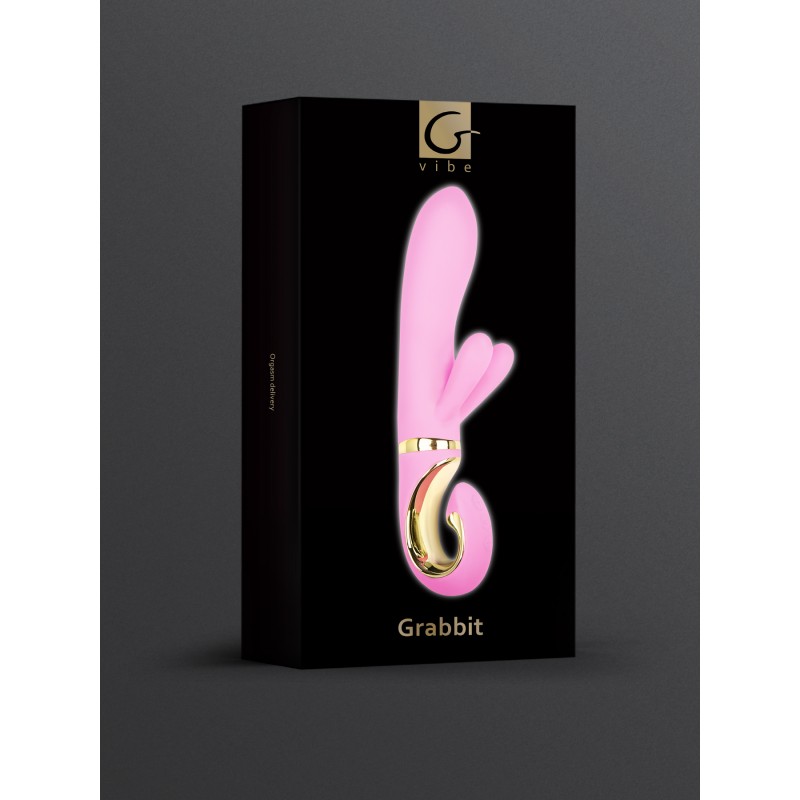 Gvibe - Grabbit Vibrating Dildo Candy Pink