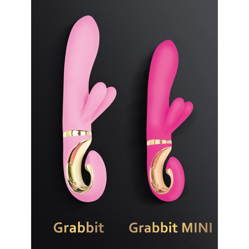 Gvibe - Grabbit Vibrating Dildo Candy Pink