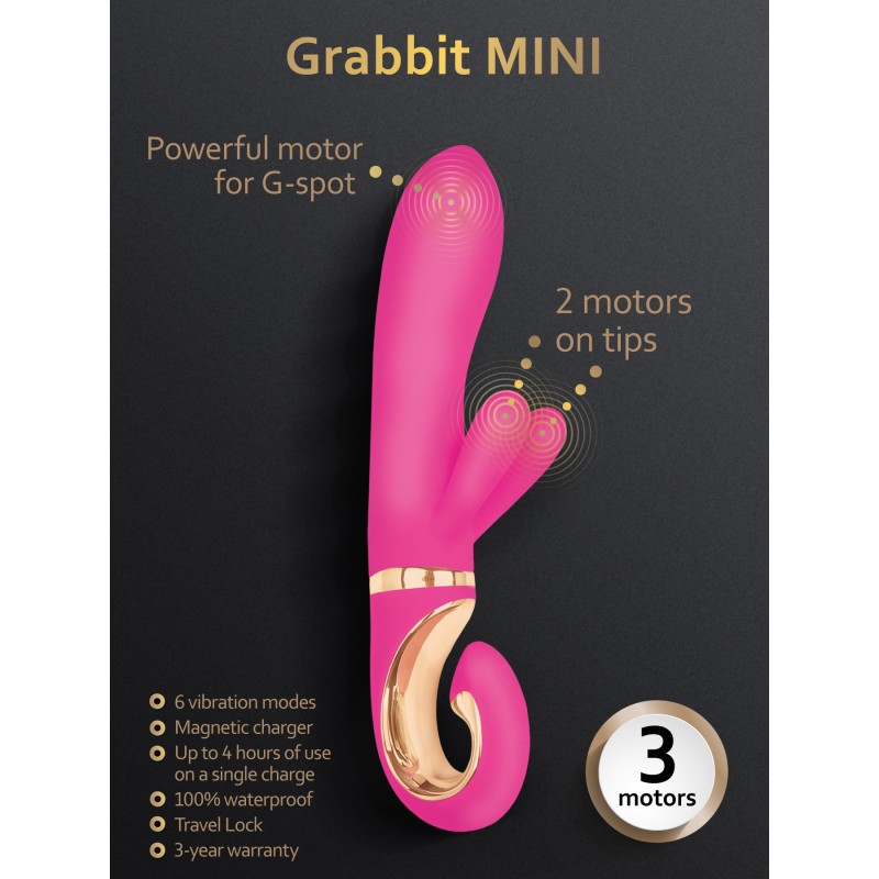Gvibe - Grabbit Mini Rabbit Vibrator Dolce Violet