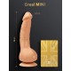 Gvibe - Greal Mini Realistic Vibrating Flesh Dildo Small Size