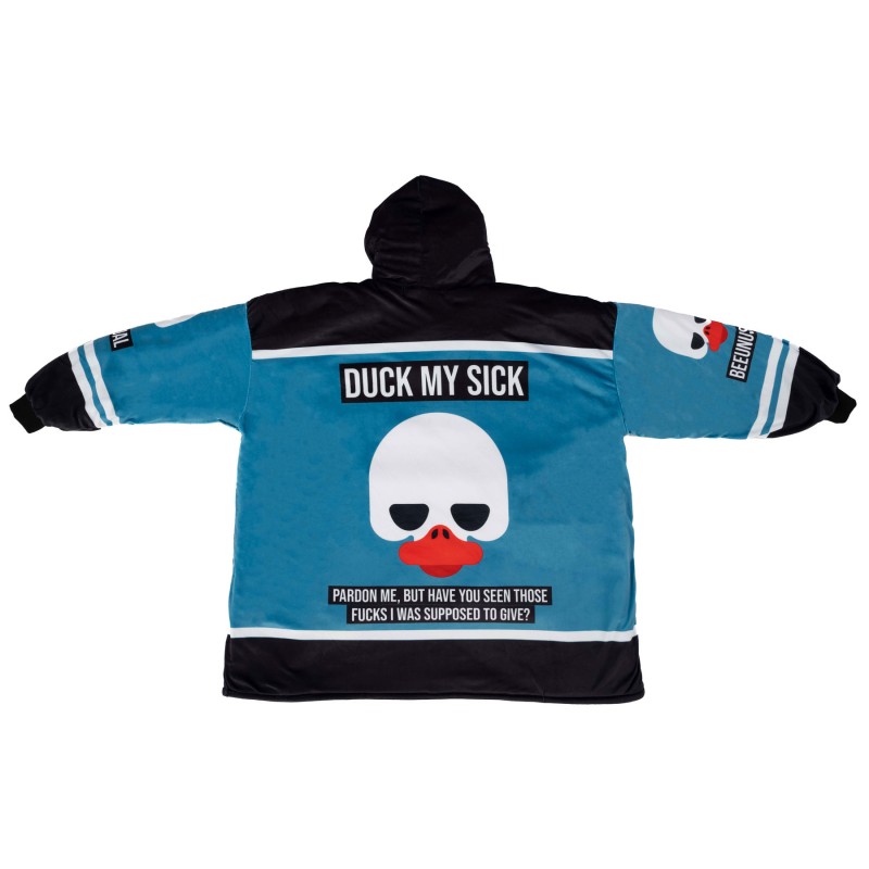 BEE UNUSUAL - Duck My Sick Shepra/Super Fleece Hoodie Blanket