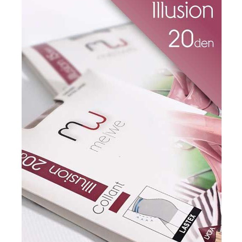 Me We Illusion Καλσόν 20 Den - Off Black