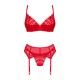 Obsessive - Ingridia Set Bra, Garter Belt and Thong