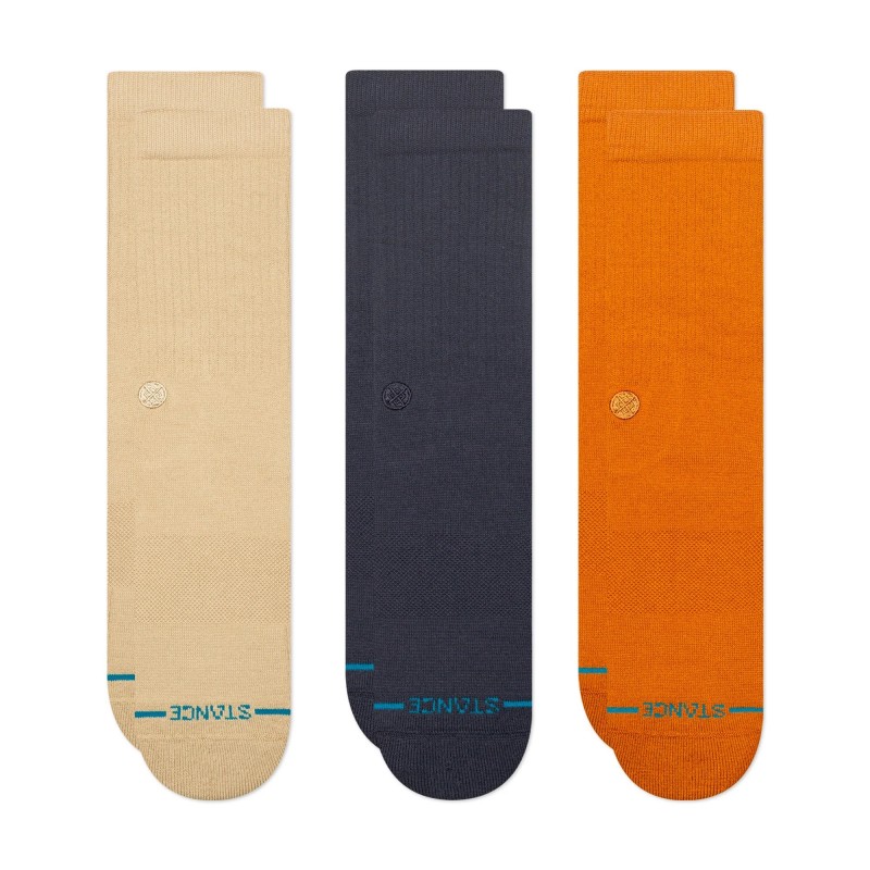 STANCE - UNISEX ΚΑΛΤΣΕΣ ICON CREW SOCK 3 PACK