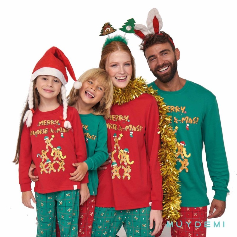 MUYDEMI - Παιδική Πυτζάμα για Κορίτσι Merry Cookie XMAS (2 - 8 ετών)