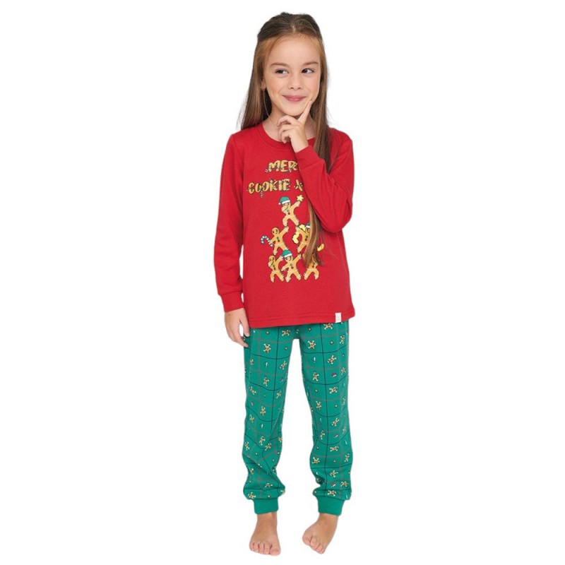 MUYDEMI - Παιδική Πυτζάμα για Κορίτσι Merry Cookie XMAS (2 - 8 ετών)