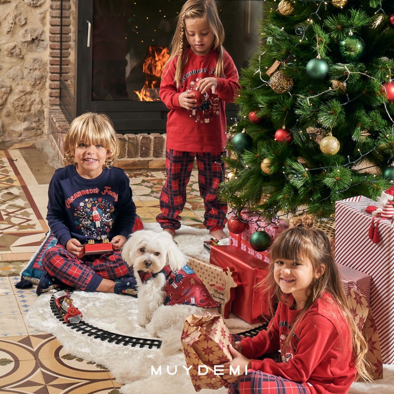MUYDEMI - Παιδική-Εφηβική Πυτζάμα για Αγόρι (2 - 16) - Nutcracker XMAS Collection