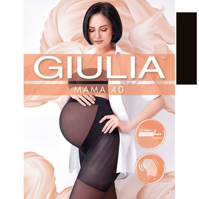 Giulia - Mama 40 Den Καλσόν Εγκυμοσύνης - Μαύρο
