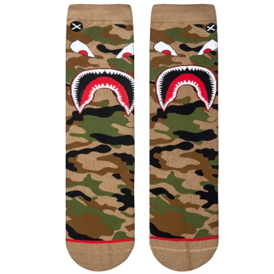 ODD SOX - Warplane Camo Knit Crew Socks