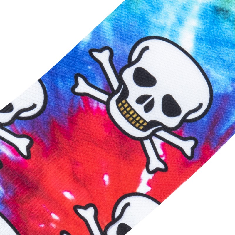 ODD SOX - Tie Dye Skulls Sublimation Crew Socks