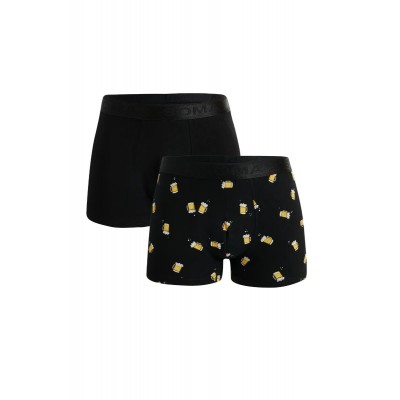 Soma - Ανδρικά Boxer με Σχέδιο DRINK BEER Συσκευασία 2 Τεμαχίων
