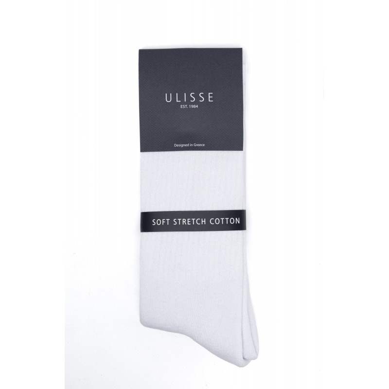 Ulisse Socks - Ανδρική Κάλτσα Μονόχρωμη Cotton Terry Sport