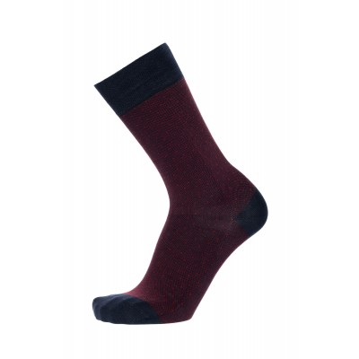 Ulisse Socks - Κάλτσα με Κλασικό Σχέδιο από Μερσεριζέ Βαμβάκι και Bamboo