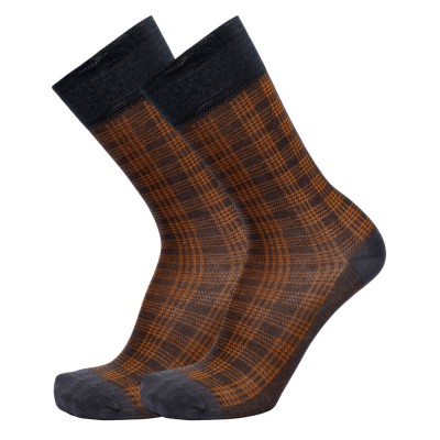 Ulisse Socks - Ανδρική Κάλτσα με Σχέδιο Plaid από Bamboo