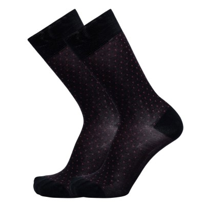 Ulisse Socks - Ανδρική Κάλτσα με Σχέδιο Dot από Bamboo