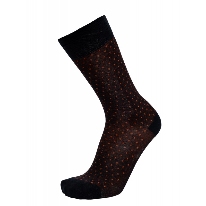 Ulisse Socks - Ανδρική Κάλτσα με Σχέδιο Dot από Bamboo