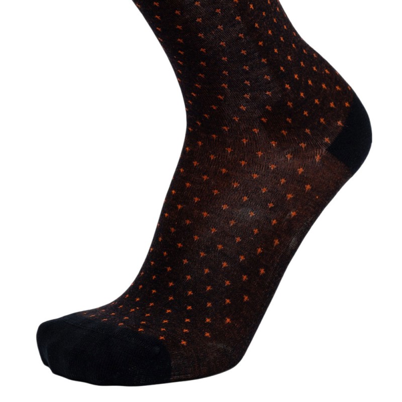 Ulisse Socks - Ανδρική Κάλτσα με Σχέδιο Dot από Bamboo
