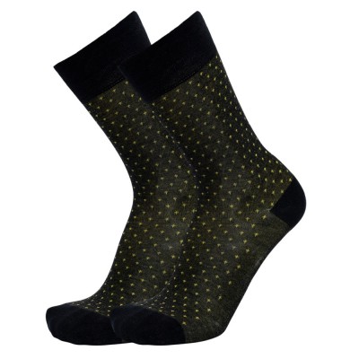 Ulisse Socks - Ανδρική Κάλτσα με Σχέδιο Dot από Bamboo