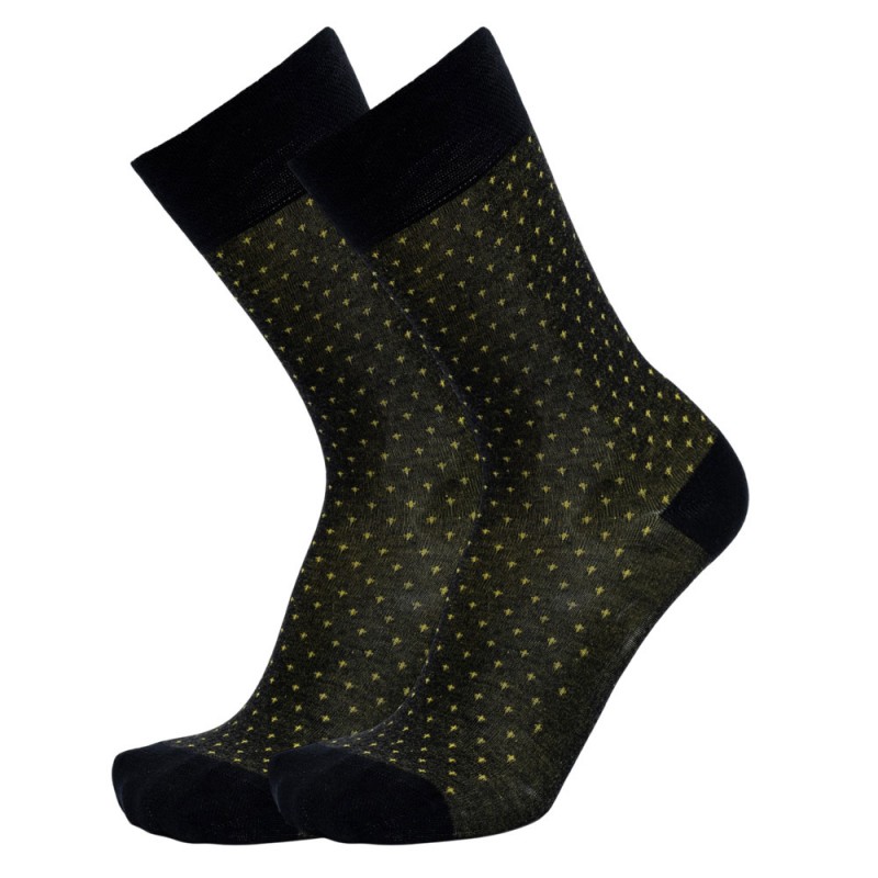 Ulisse Socks - Ανδρική Κάλτσα με Σχέδιο Dot από Bamboo