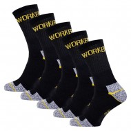 GIANVAGLIA - Ανδρικές Βαμβακερές Κάλτσες Εργασίας - Σετ 5 Ζεύγη