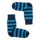 THE BUS - Unisex Κάλτσες Fashion Stripes Μπλε Σιέλ