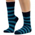 THE BUS - Unisex Κάλτσες Fashion Stripes Μπλε Σιέλ