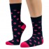 THE BUS - Unisex Κάλτσες Fashion Dots Μπλε Ροζ