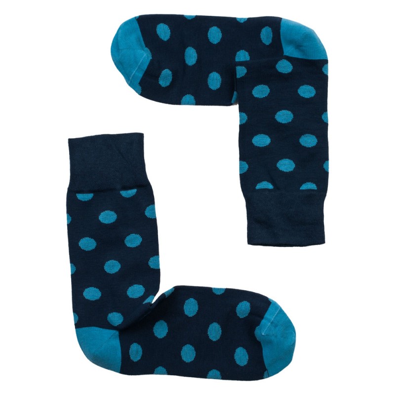 THE BUS - Unisex Κάλτσες Fashion Dots Μπλε Σιέλ