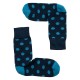 THE BUS - Unisex Κάλτσες Fashion Dots Μπλε Σιέλ