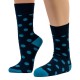 THE BUS - Unisex Κάλτσες Fashion Dots Μπλε Σιέλ