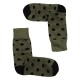THE BUS - Unisex Κάλτσες Fashion Dots Χακί Μαύρο