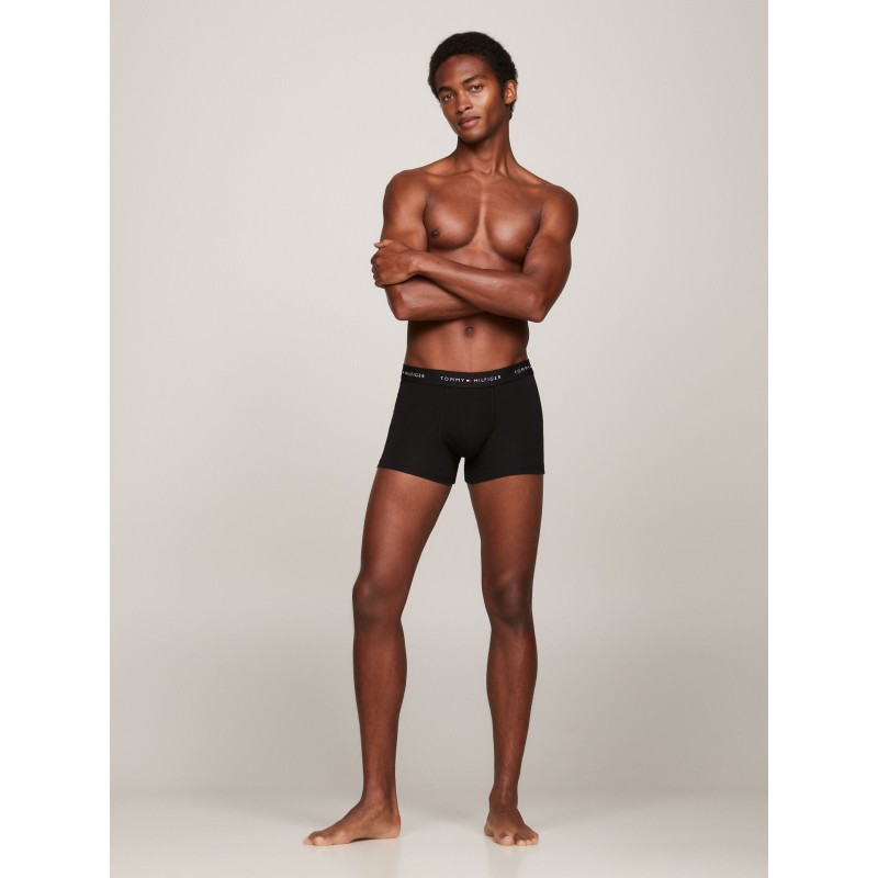 Tommy Hilfiger - Ανδρικά Μπόξερ Signature Essential Logo Waistband 3-PACK Trunks Tommy Hilfiger - Ανδρικά Μπόξερ Signature Essential Logo Waistband 3-PACK Trunks