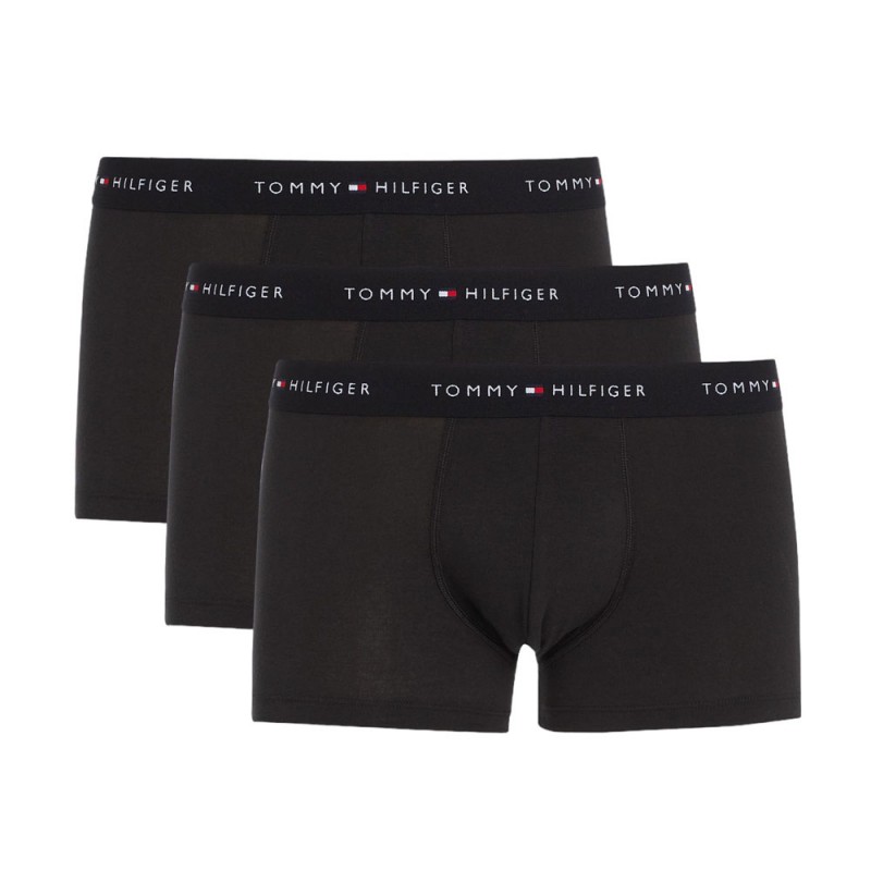 Tommy Hilfiger - Ανδρικά Μπόξερ Signature Essential Logo Waistband 3-PACK Trunks Tommy Hilfiger - Ανδρικά Μπόξερ Signature Essential Logo Waistband 3-PACK Trunks