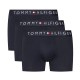 Tommy Hilfiger - Ανδρικά Μπόξερ TH Original Logo Waistband 3-PACK Trunks