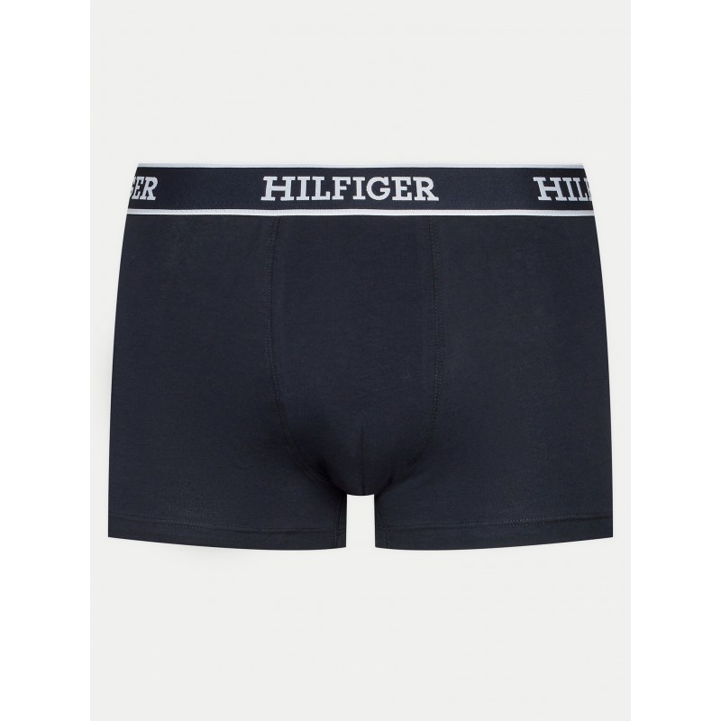 Tommy Hilfiger - Ανδρικά Μπόξερ Logo Waistband 3-PACK Trunks Συσκευασία 3 Τεμαχίων Tommy Hilfiger - Ανδρικά Μπόξερ Logo Waistband 3-PACK Trunks Συσκευασία 3 Τεμαχίων
