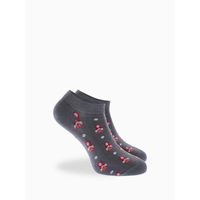 WALK - Γυναικεία Κάλτσα Βαμβακερή Κοφτή με Σχέδιο