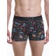 WALK - Ανδρικό Βαμβακερό Boxer με Σχέδιο WALK - Ανδρικό Βαμβακερό Boxer με Σχέδιο