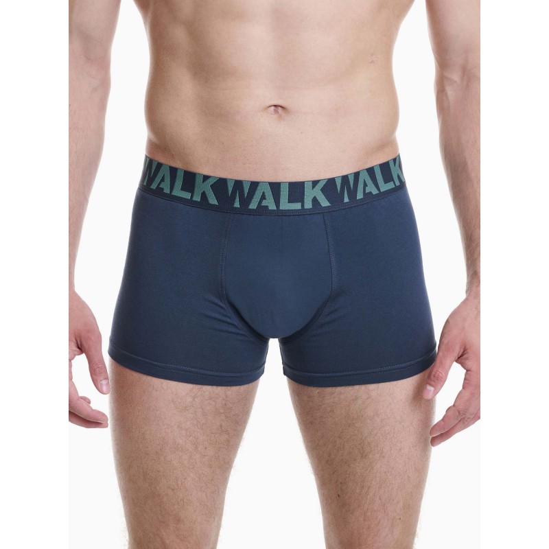 WALK - Ανδρικά Βαμβακερά Boxer Σετ 2ΤΕΜ