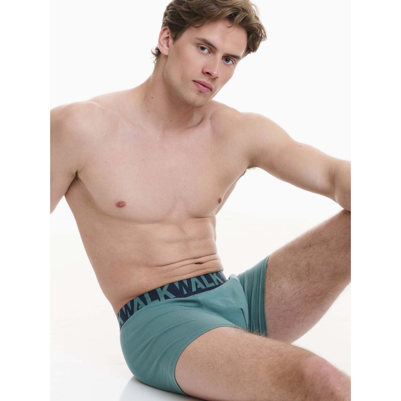 WALK - Ανδρικά Βαμβακερά Boxer Σετ 2ΤΕΜ