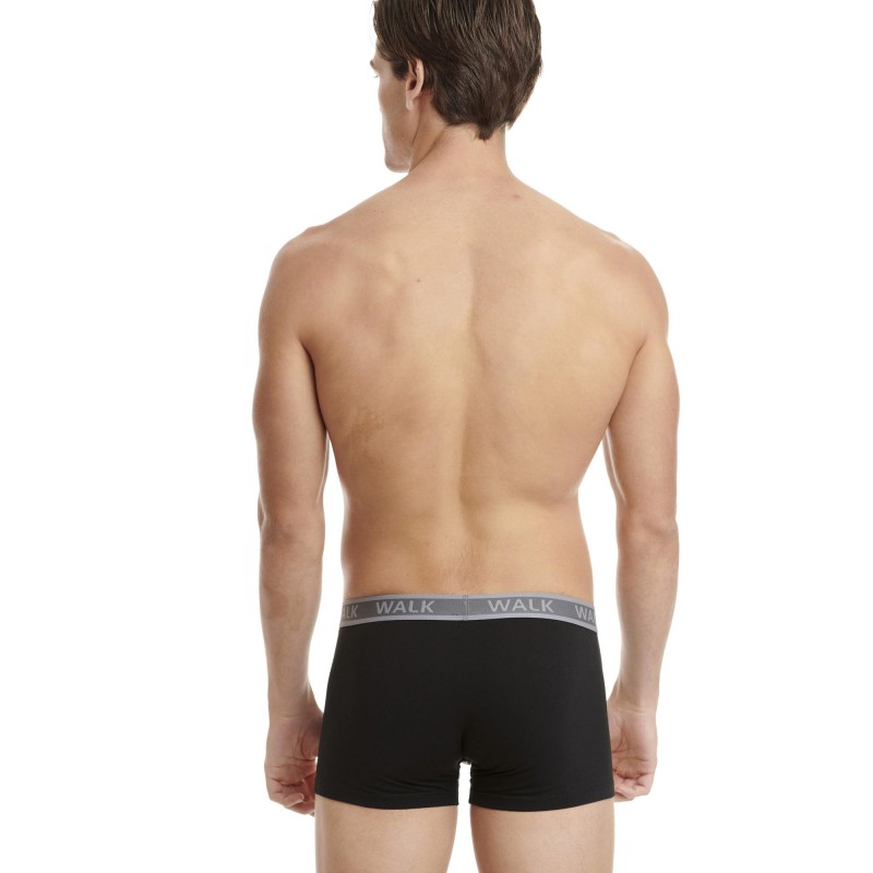 WALK - Ανδρικά Βαμβακερά Boxer με Εξωτερικές Ραφές Σετ 2ΤΕΜ