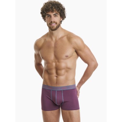 WALK - Ανδρικά Βαμβακερά Boxer με Εξωτερικές Ραφές Σετ 2ΤΕΜ