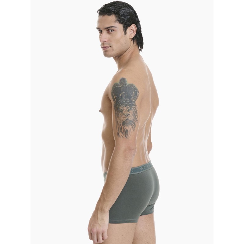 WALK - Ανδρικά Βαμβακερά Boxer με Εξωτερικές Ραφές Σετ 2ΤΕΜ