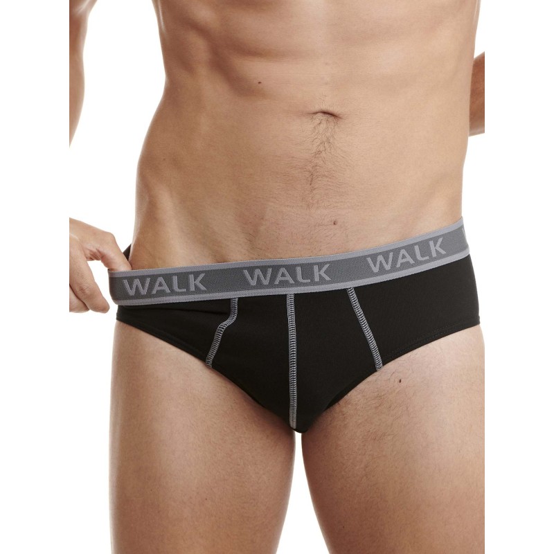 WALK - Ανδρικά Βαμβακερά Σλιπ Σετ 2ΤΕΜ