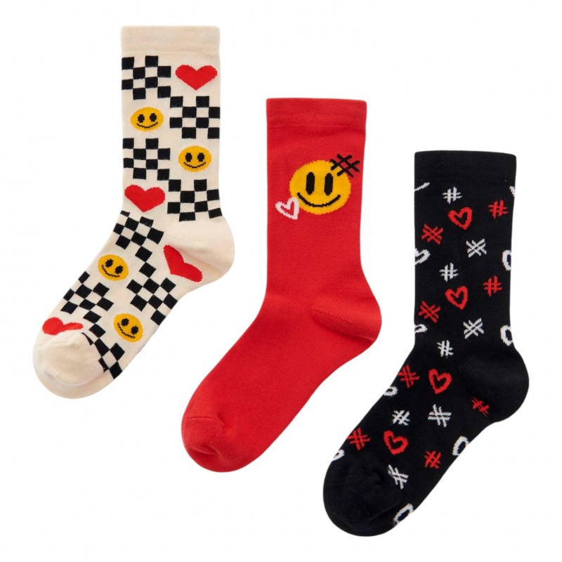 Walk - Παιδικές Kάλτσες από Bamboo για Κορίτσι (3 Ζεύγη)